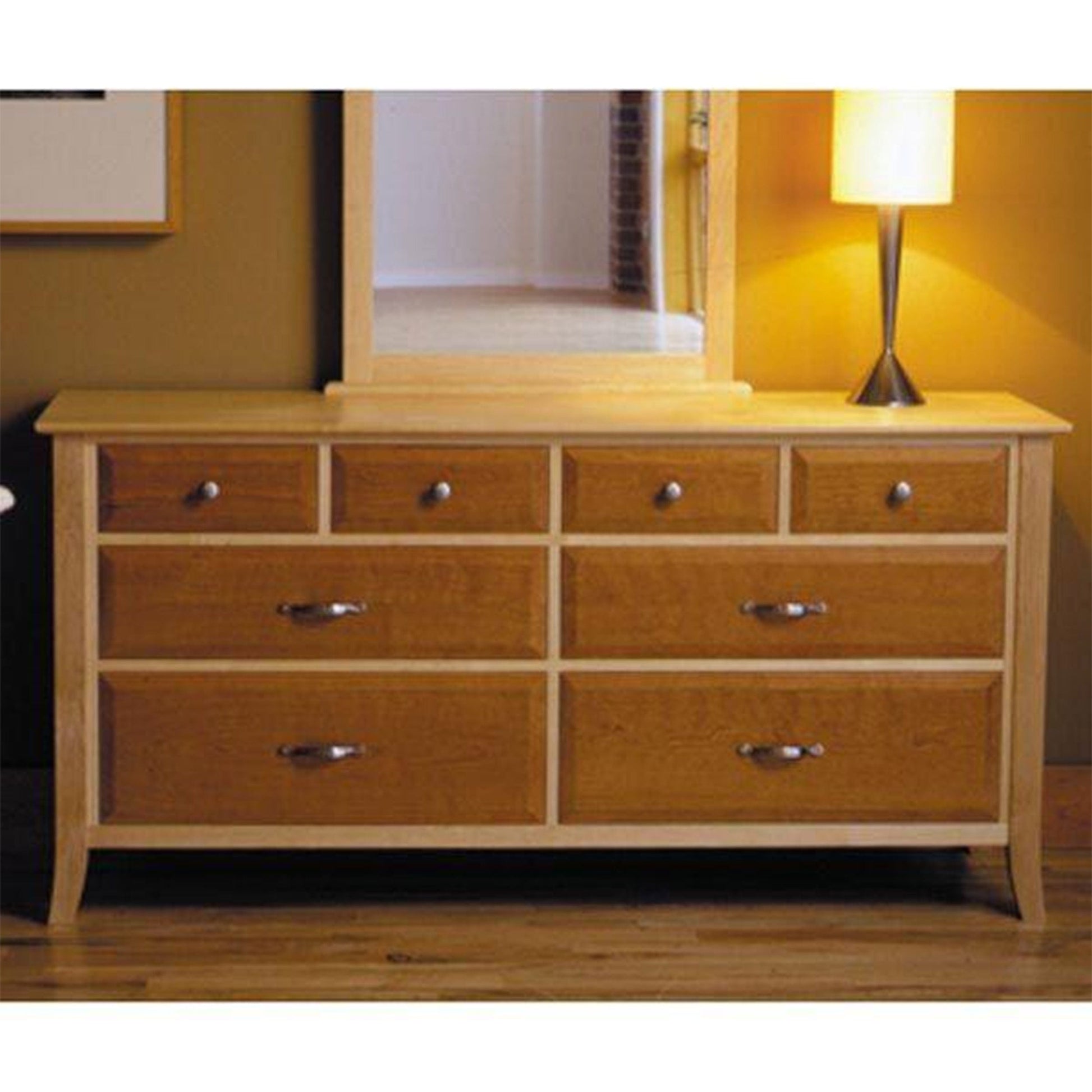Downloadable Woodworking Project Plan to Build Maple & Cherry Eight-Drawer Dresser alt 0