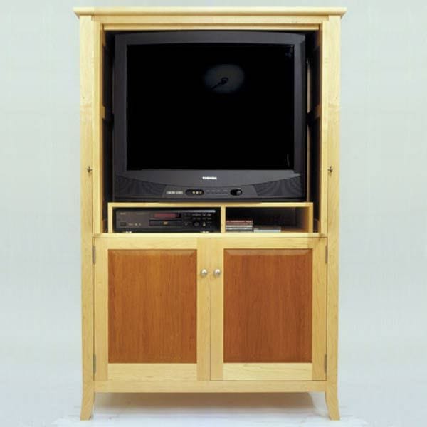 Woodworking Project Paper Plan to Build Maple & Cherry Armoir/Entertainment Center alt 0