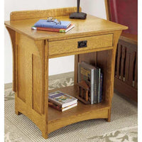 Downloadable Woodworking Project Plan to Build Arts and Crafts Nightstand alt 0