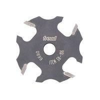 58-106 4-Wing Slotting Cutter Router Bit 3/32" CL alt 0