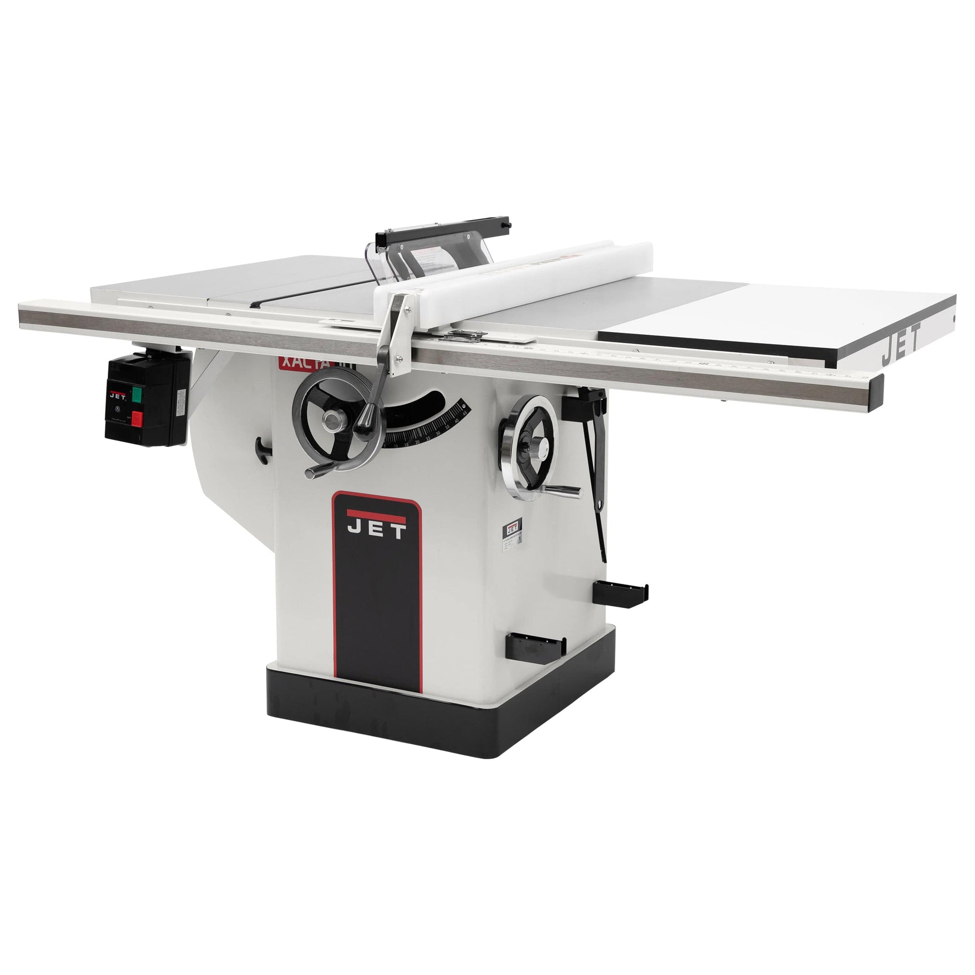 XACTASAW Deluxe 10" Table Saw with Cast Wings and 30" Rip Capacity - 3 HP 1 Ph 230V - JTAS-10DX