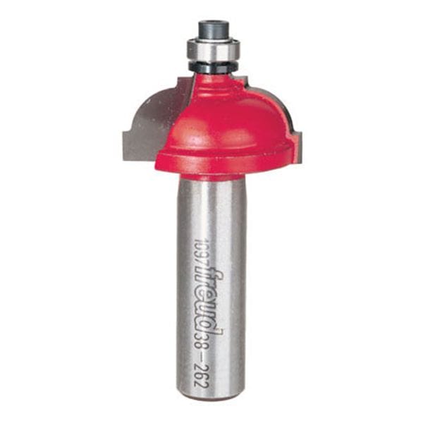 38-262 Classical Cove Router Bit 1/2" SH 1-1/4" D 1-3/8" CL 5/16"R alt 0