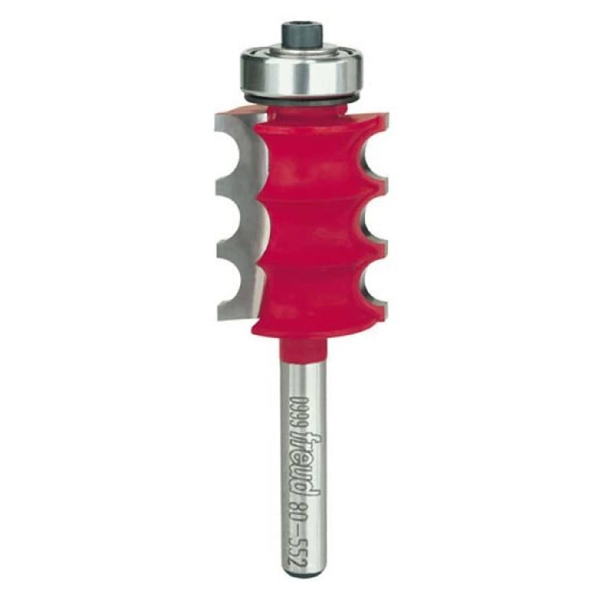 80-552 Triple Beading And Fluting Router Bit 1/4" Shank 1/8" R 1-5/64" CL alt 0