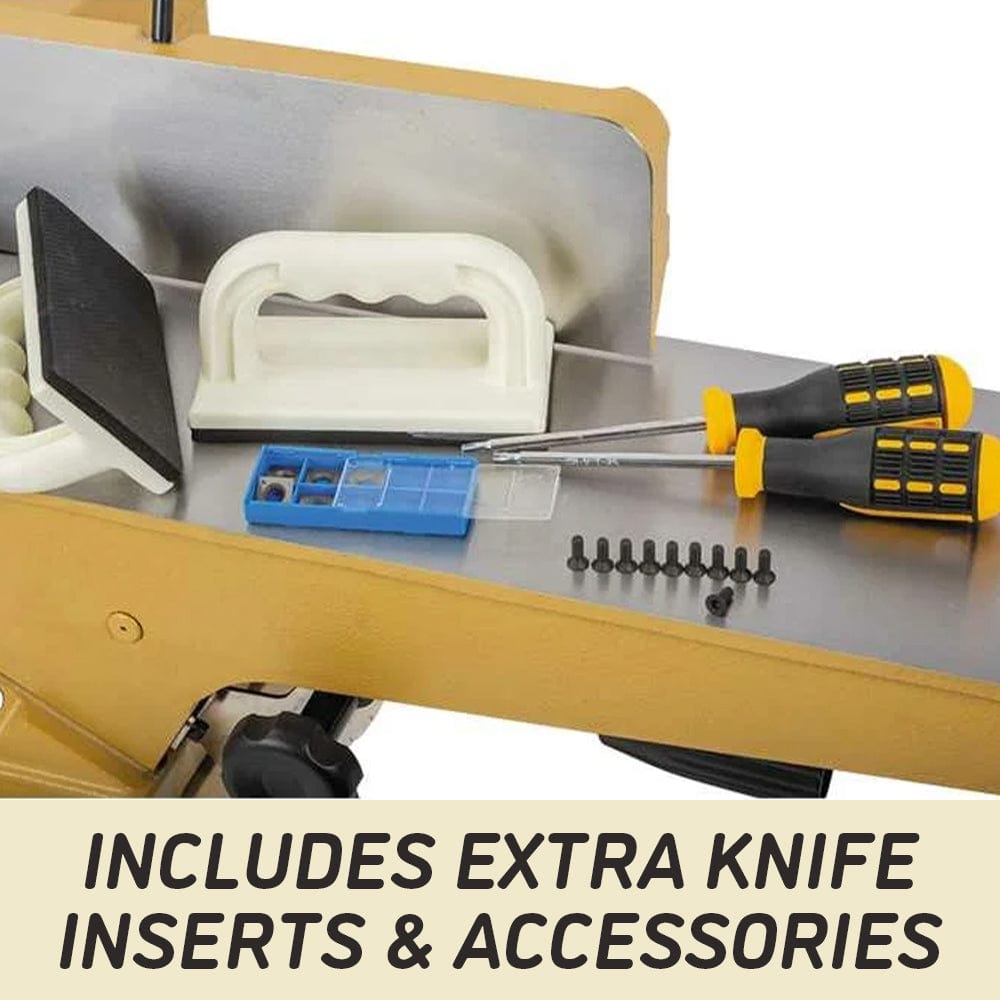 6" Jointer - 1 HP 1 Ph 115/230V - Helical Cutterhead - 54HH