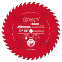 P410T Fusion Circular Saw Blade 10" x 5/8" Bore x 40 Tooth Thin Kerf alt 0