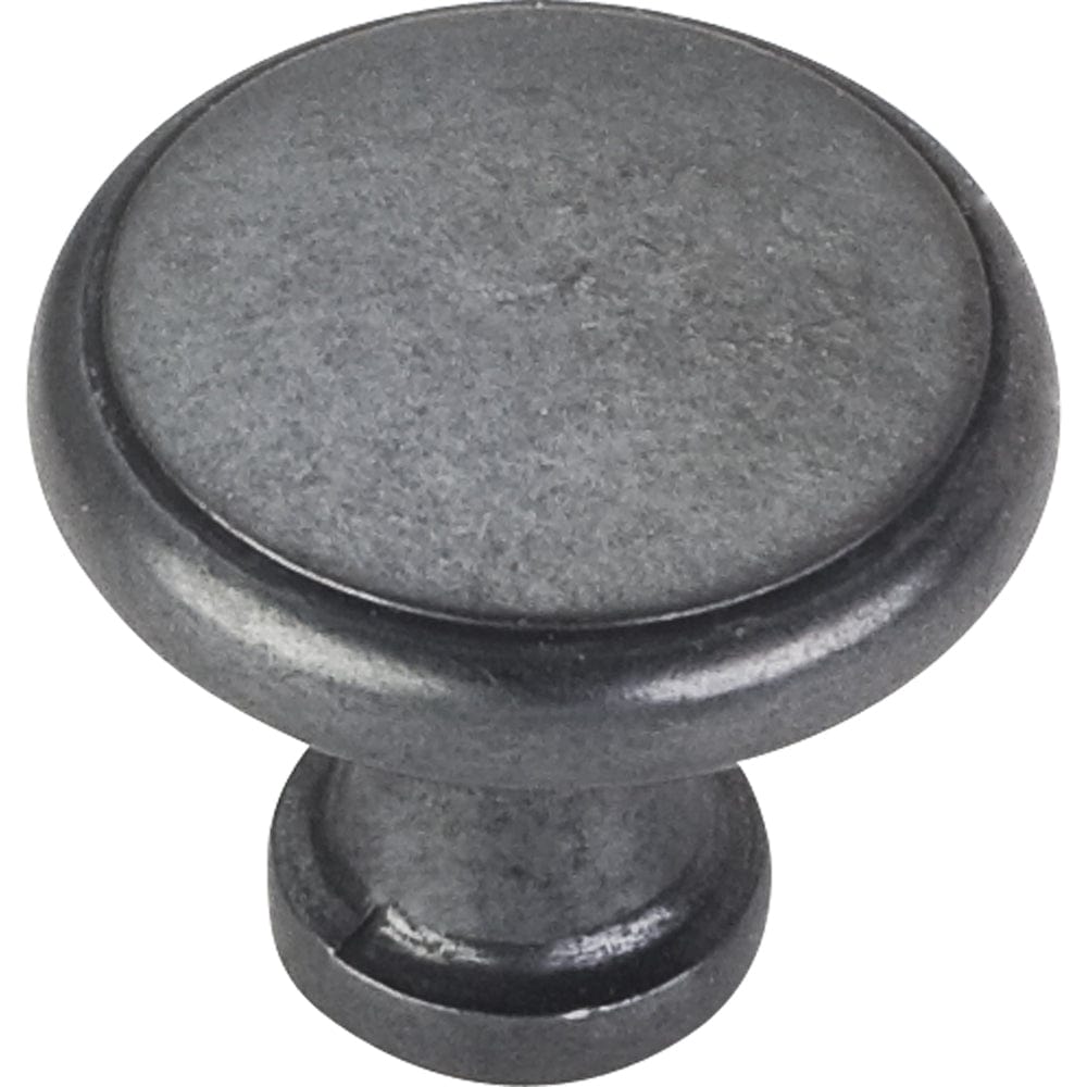 Gatsby Knob, 1-1/8" Dia.,  Finnish -Gun Metal alt 0