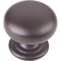 Florence Knob, 1-1/4" Dia.,  Dark Bronze alt 0