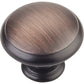 Gatsby Knob, 1-3/16" Dia.,  Brushed Oil Rubbed Bronze alt 0