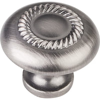 Cypress Knob, 1-1/4" Dia.,  Brushed Pewter alt 0