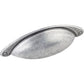 Lyon Pull, 3" C/C, Distressed Antique Silver alt 0