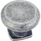 Belcastel 1 Knob, 1-3/8" Dia.,  Distressed Antique Silver alt 0