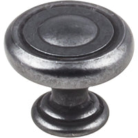 Bremen 1 Knob, 1-1/4" Dia.,  Gun Metal alt 0