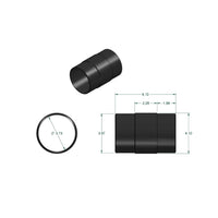 4" Hose Splice Fitting for Dust Collection System alt 0