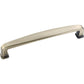 Milan 1 Plain Square Pull, 128 mm C/C, Brushed Antique Brass alt 0