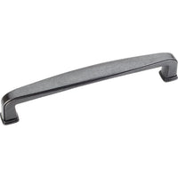 Milan 1 Plain Square Pull, 128 mm C/C, Gun Metal alt 0