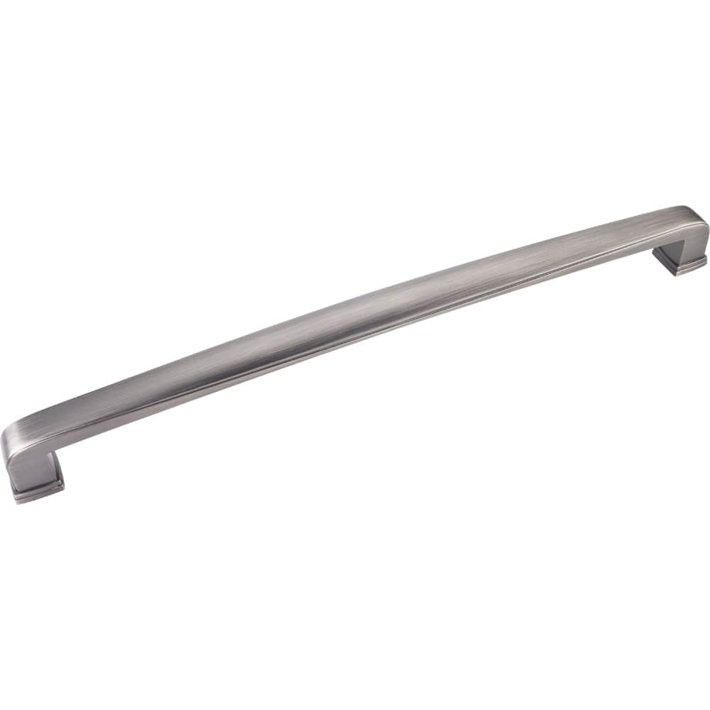 Milan 1 Appliance Handle, 12" C/C, Brushed Pewter alt 0