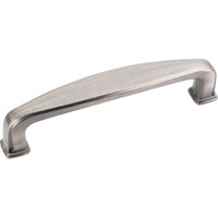 Milan 1 Plain Square Pull, 96 mm C/C, Brushed Pewter alt 0