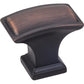 Annadale Rectangle Pillow Top Knob, 1-1/2" O.L., Brushed Oil Rubbed Bronze alt 0