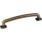 Belcastel 1 Pull, 128 mm C/C, Distressed Antique Brass alt 0