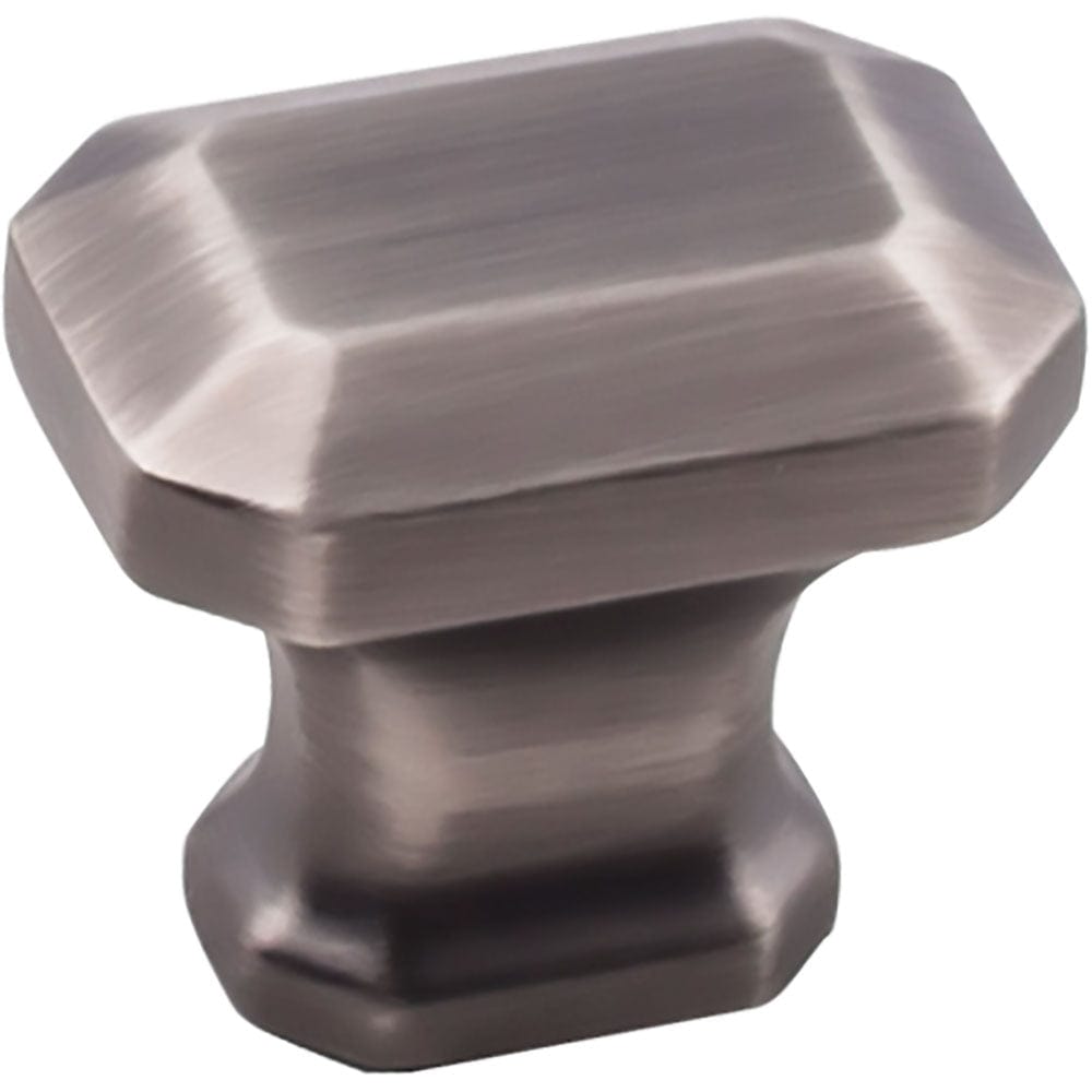 Ella Knob, 1-1/4" O.L., Brushed Pewter alt 0