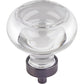  Harlow Large Button Glass Knob, 1-3/4" Dia.,  Brushed Oil Rubbed Bronze alt 0