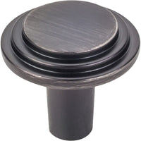 Calloway Knob, 1-1/8" Dia.,  Finnish -Brushed Pewter alt 0