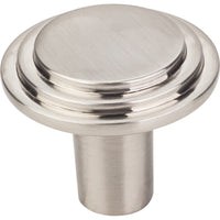 Calloway Large Knob, 1-1/4" Dia.,  Satin Nickel alt 0