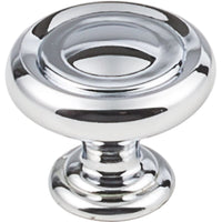 Bremen 1 Knob, 1-1/4" Dia.,  Polished Chrome alt 0
