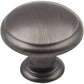 Gatsby Knob, 1-3/16" Dia.,  Brushed Pewter alt 0