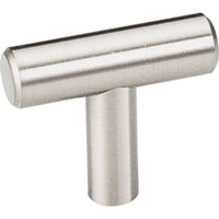 Naples "T" Knob, 1-1/2" O.L.,  Stainless Steel alt 0
