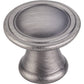 Chesapeake Knob, 1-3/16" Dia.,  Brushed Pewter alt 0