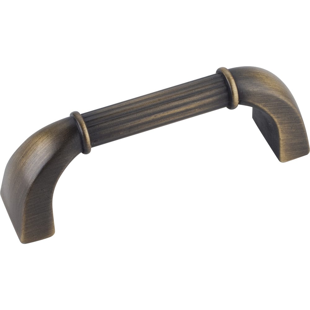 Cordova Pull, 3" C/C, Antique Brushed Satin Brass alt 0