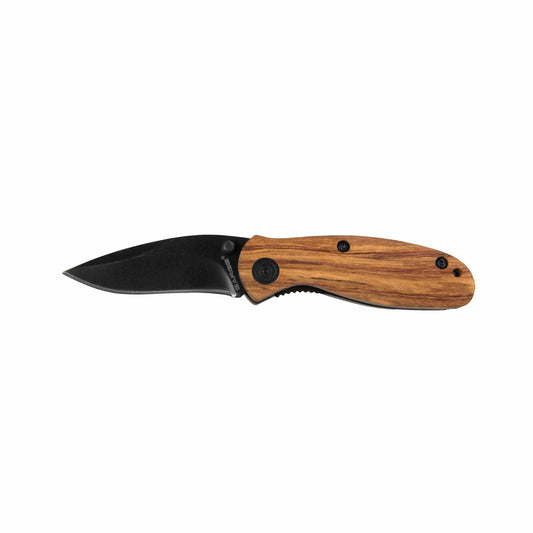 River - Rosewood Liner Lock Folder Knife, Stainless Steel 2-1/8" Blade alt 0