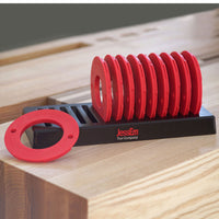 Router Table/Lift Insert Ring Set with Storage - 10 Piece alt 0