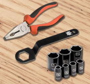 Collection of Wrenches, Pliers & Sockets