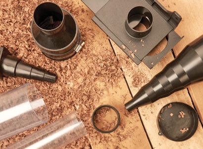 WoodRiver® dust collection hoses, fittings and accessories. 