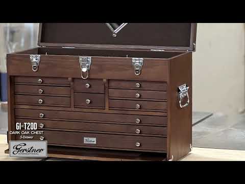 GI-T24-D Dark Oak 11-Drawer Chest