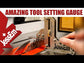 JessEm Stainless Steel Tool Setting Gauge - Versatile Height & Depth Gauge For Your Woodshop!