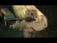 German Rhine Camping and Wilderness Axe with Leather Sheath - 27.5" Handle alt 999